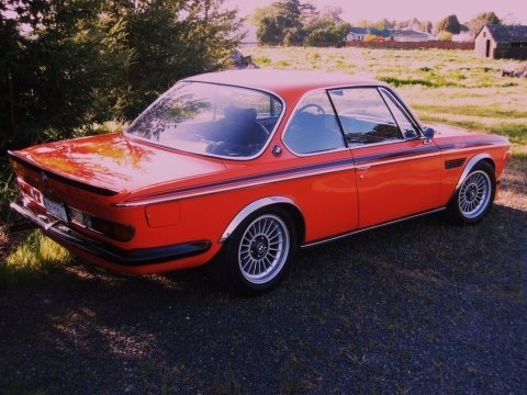 1971 BMW 3.0CSL E9 Coupe Rear 1