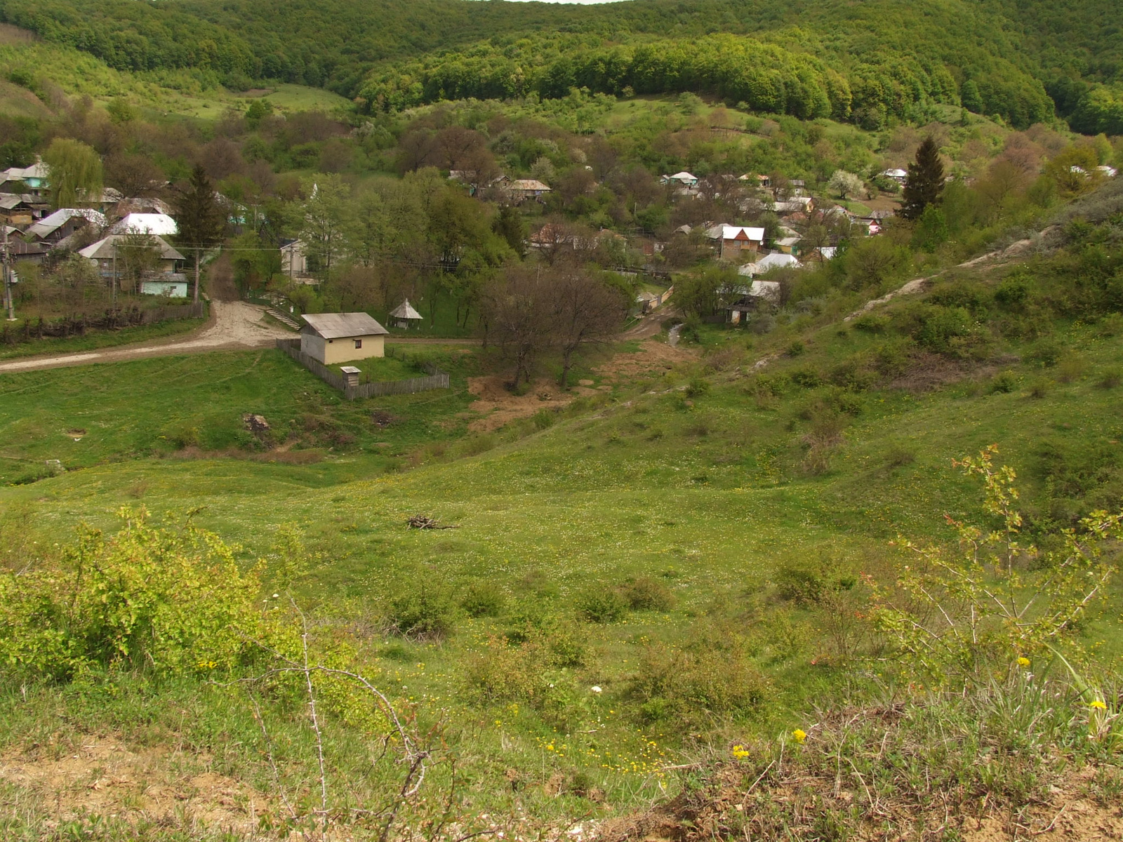 Máriafalva a dombról - mintegy 250 lakos