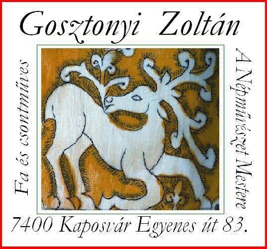 Gosztonyi Zoltán - Cégér