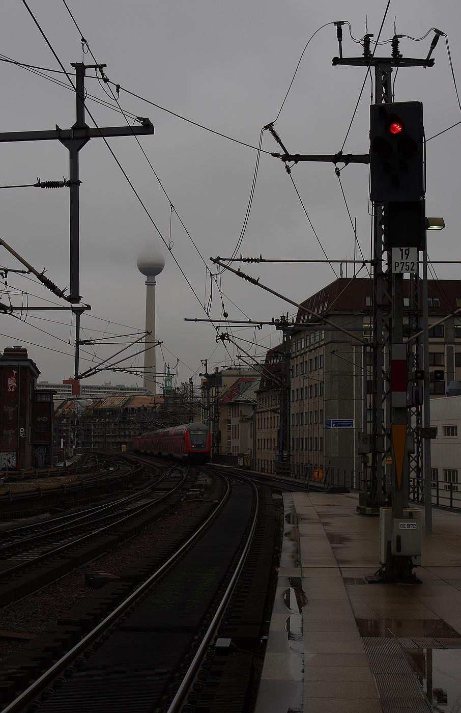 a ködös Berlinben