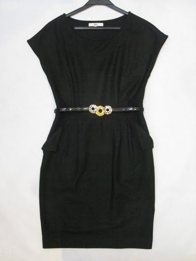 90721A-30A PRADA BLACK WOOL DRESS SIZE 2 4 6 PRICE USD 42[2]