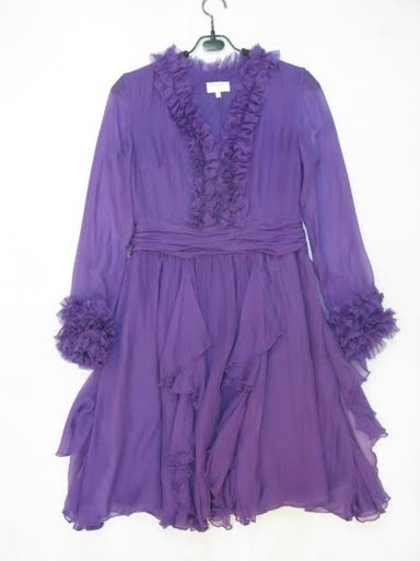 90806A-08A CHANEL PURPLE SILK DRESS SIZE 2 4 6 8 PRICE USD 51[1]