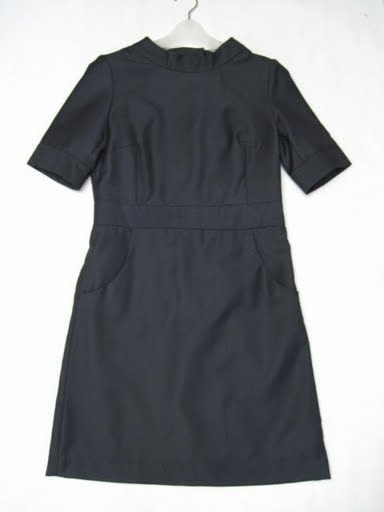 90730B-10A CK BLACK COTTON DRESS SIZE 2 4 6 PRICE USD 39[1]