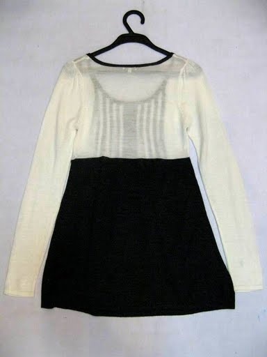 90810C-41 MIUMIU WHITE WOOL JERSEY TOP SIZE 2 4 6(BACK) PRICE US