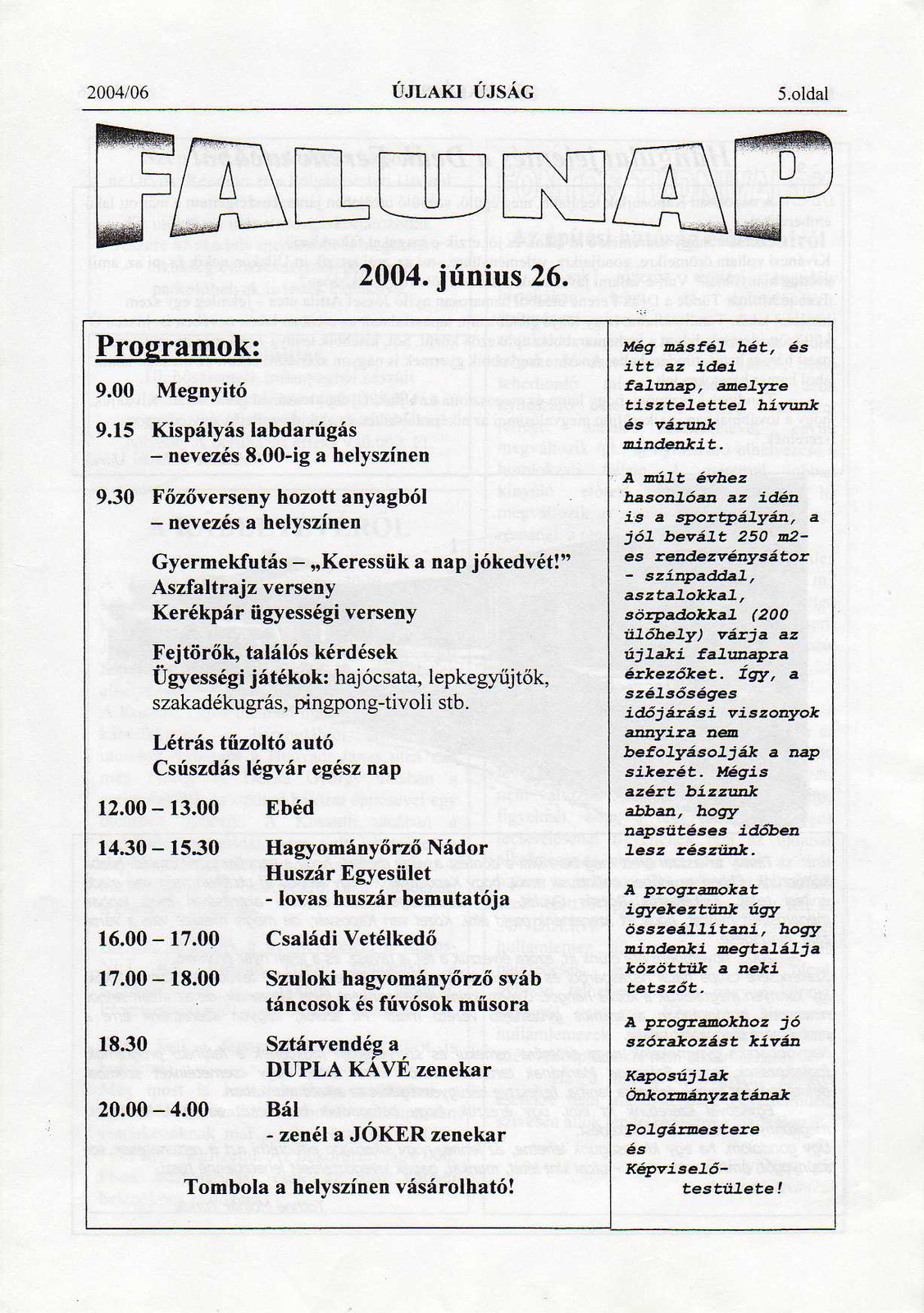 Újlaki Újság 2004 június005