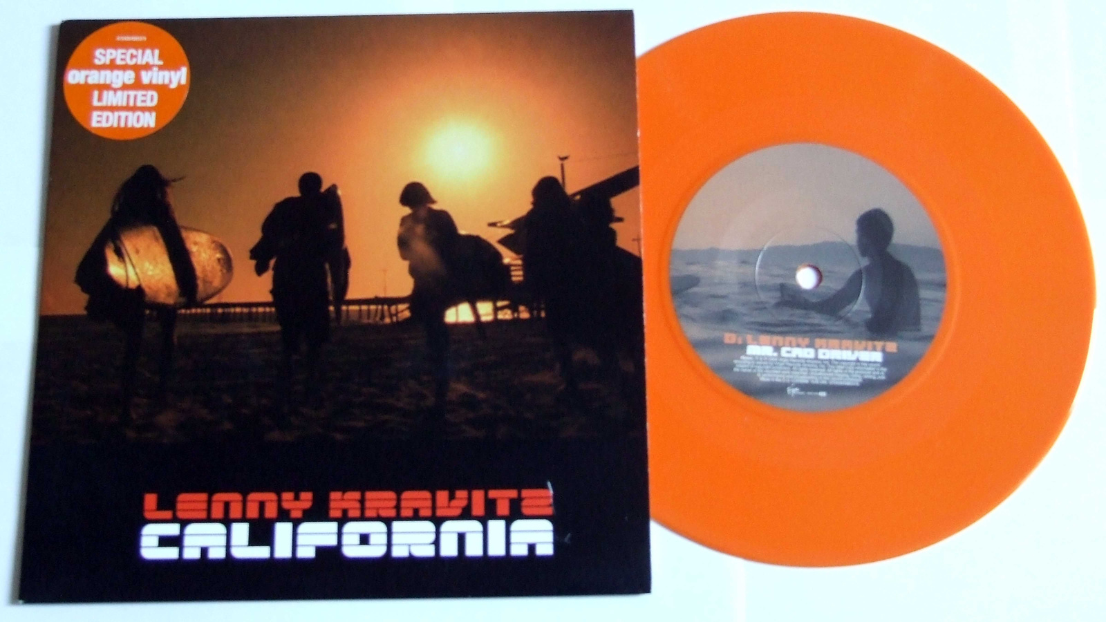 California - orange vinyl 7''