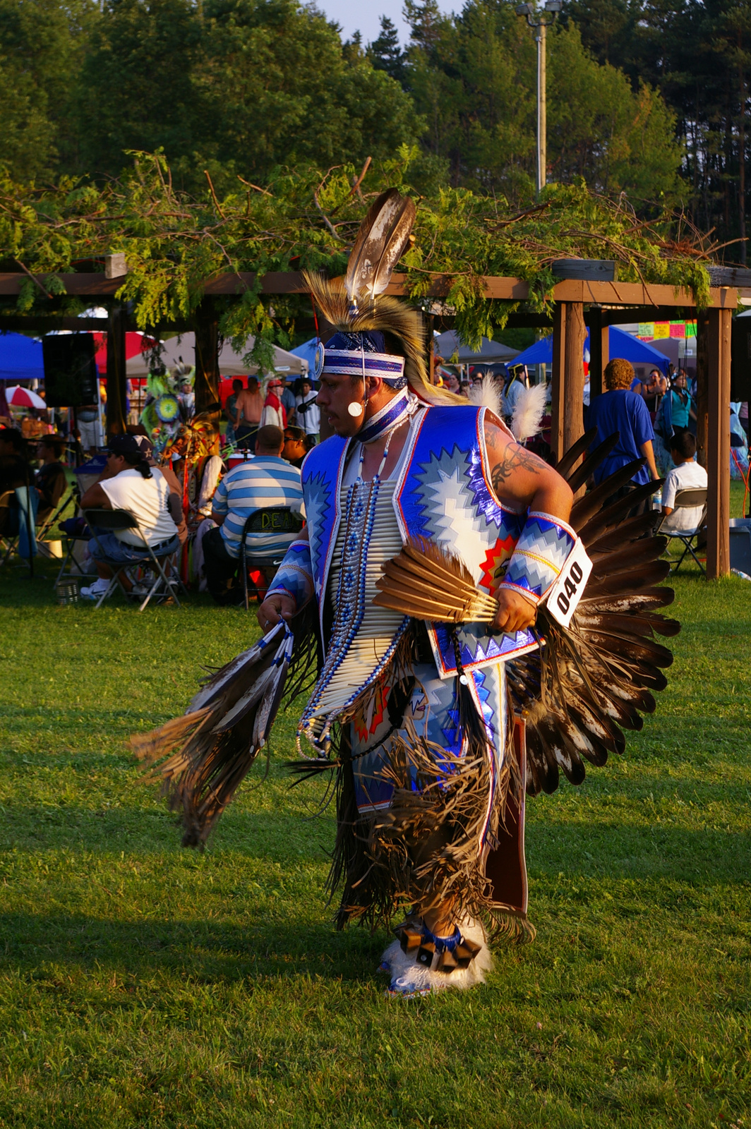 Powwow indiántánc