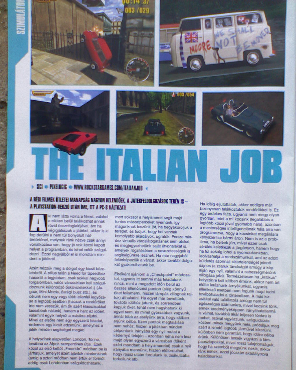 italian job cikk Gábortól