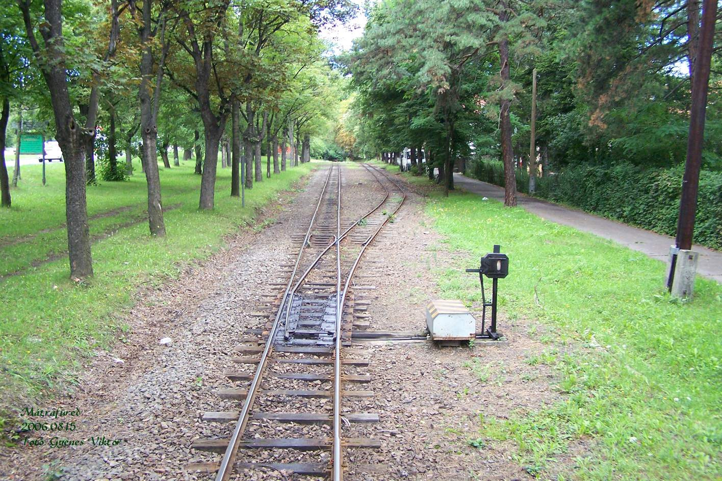 Mátrafüred bejárati váltókörzet