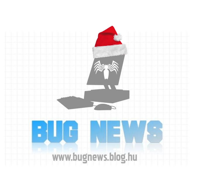 Bug News karácsonyi logó