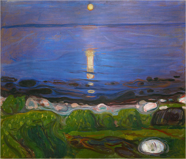 Summer night on the beach (Edward Munch)