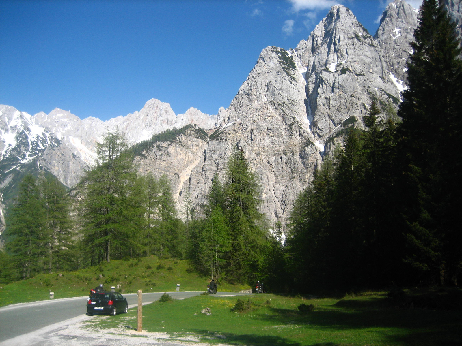 Vrsic és Kranjska Gora között.