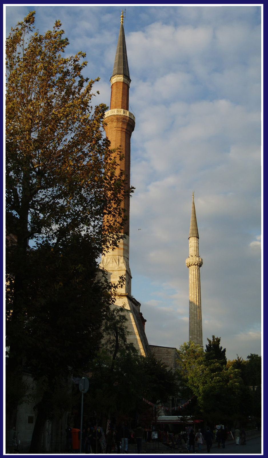 Hagia Sophia tornyai (panoráma)