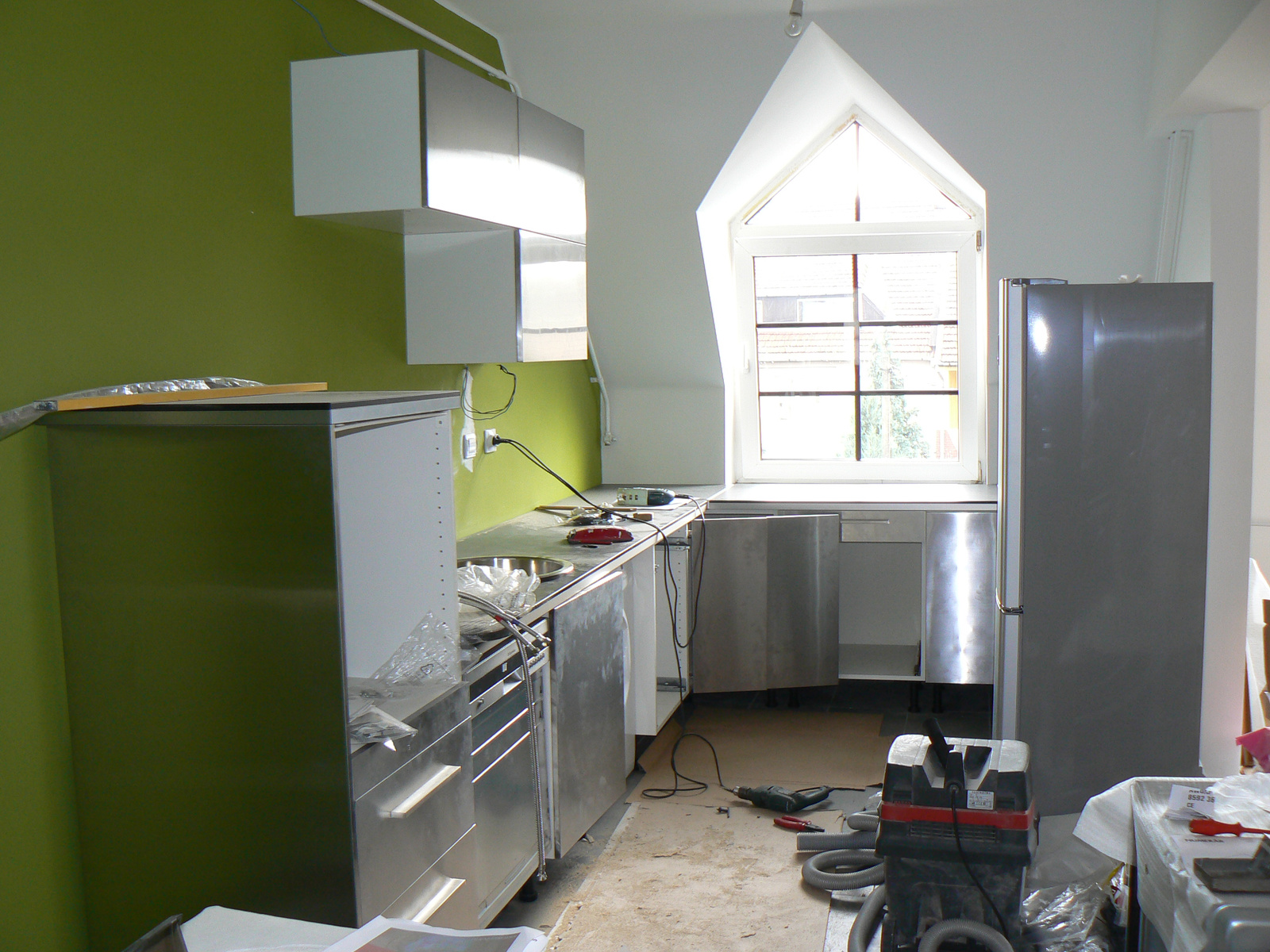 kitchen under construction